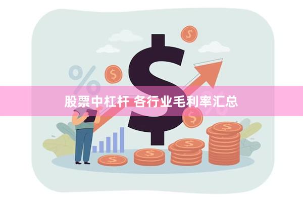 股票中杠杆 各行业毛利率汇总