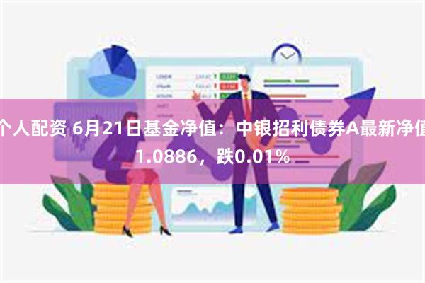 个人配资 6月21日基金净值：中银招利债券A最新净值1.0886，跌0.01%